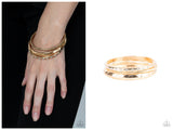 Confidently Curvaceous - Gold Bracelet