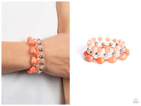 Beachside Brunch - Orange Bracelet