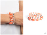 Beachside Brunch - Orange Bracelet