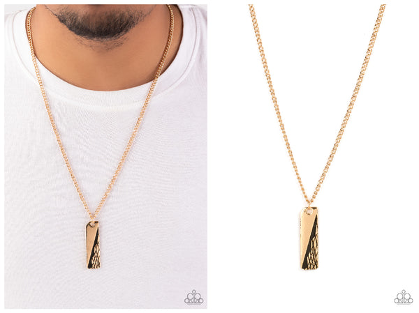 Tag Along - Gold Necklace