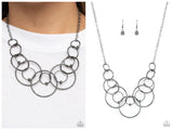 Encircled in Elegance - Black Necklace