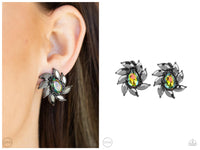 Sophisticated Swirl - Multi Clip-on Earring