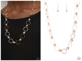 Metro Milestone - Rose Gold Necklace