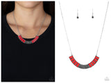 Coup de MANE - Red Necklace