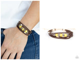Homespun Radiance - Yellow Bracelet