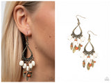 Adobe Air - Brass Earring
