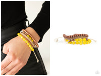 Down HOMESPUN - Yellow Bracelet