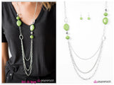 Caribbean Rainbow - Green Necklace