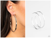 Brazen Beauty - Silver Hoop Earring