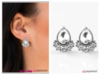 Wistful Elegance - White Post Earring